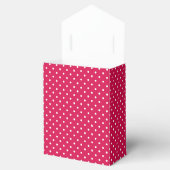 Ballotins Points noirs classiques Blanc - Rouge Framboise (Ouvert)