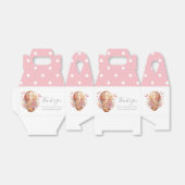 Ballotins Points Poka rose Teddy Hot Air Balloon (Déplié)