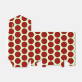 Ballotins Points Rouges Foncés (Déplié)