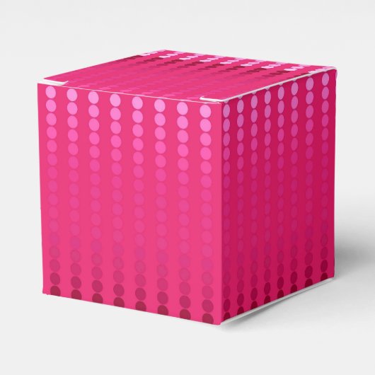 Ballotins Points satinés - nuances rose fuchsia (Verso)