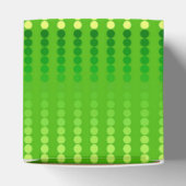 Ballotins Points satinés - nuances vert citron (Haut)