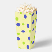 Ballotins Points verts et bleus sur le jaune (Sauté)