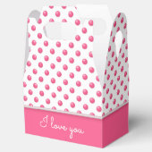 Ballotins Pois Abstraits rose (Ouvert)