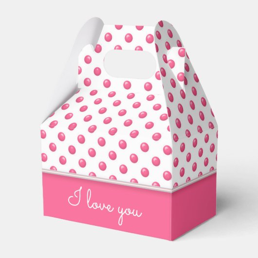 Ballotins Pois Abstraits rose (Verso)