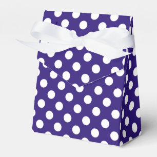 Ballotins Pois blancs sur bleu foncé