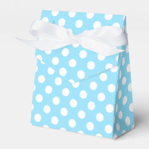 Ballotins Pois blancs sur bleu pâle