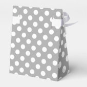 Ballotins Pois blancs sur gris (Arrière)