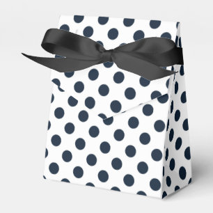 Ballotins Pois bleu marine foncé