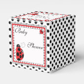 Ballotins Pois et adorable Ladybugs Party Favoriser Box (Verso)