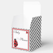 Ballotins Pois et adorable Ladybugs Party Favoriser Box (Ouvert)