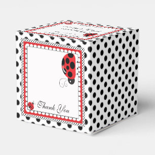 Ballotins Pois et adorable Ladybugs Party Favoriser Box