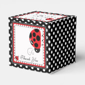 Ballotins Pois et adorable Ladybugs Party Favoriser Box (Arrière)