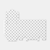 Ballotins Pois gris sur blanc (Déplié)
