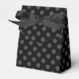 Ballotins Pois gris sur noir