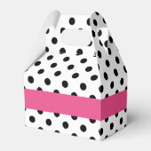 Ballotins Pois noir et ballotin rayé rose (Arrière)