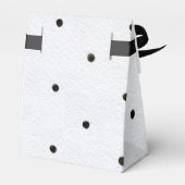 Ballotins pois noirs en blanc (Arrière)