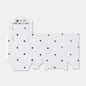 Ballotins pois noirs en blanc (Déplié)