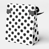 Ballotins Pois noirs en blanc (Arrière)