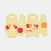 Ballotins Pois rose, orange et jaune (Déplié)