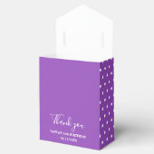 Ballotins Pois violet ballotin d'anniversaire (Ouvert)