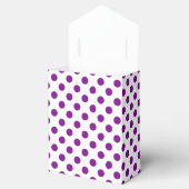 Ballotins Pois violets et blancs (Ouvert)