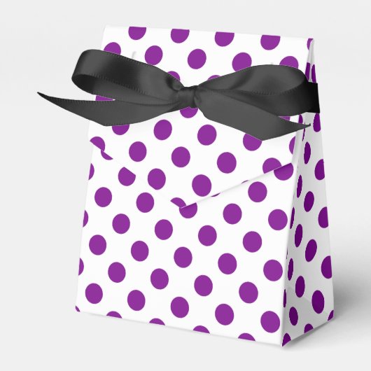 Ballotins Pois violets et blancs (Verso)