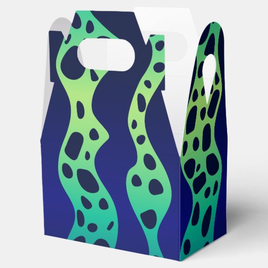 Ballotins Poison vert grenouille Motif boîte cadeaux (Ouvert)