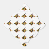 Ballotins Poisson d'angle tropical noir et or (Déplié)