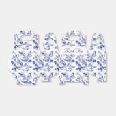 Ballotins Poisson koi bleu et blanc (Déplié)