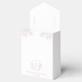 Ballotins Poitrine Monogramme en fleurs de cerise rose minim (Ouvert)