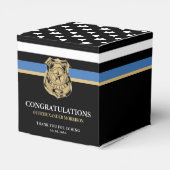 Ballotins Police Ligne Bleue Drapeau Félicitations (Arrière)