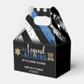 Ballotins Police Retraite Ligne bleue Drapeau Application de (Arrière)