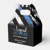 Ballotins Police Retraite Ligne bleue Drapeau Application de (Arrière)