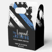 Ballotins Police Retraite Ligne bleue Drapeau Application de (Ouvert)