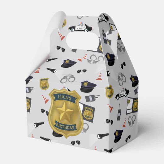 Ballotins Police Themed Policeman Cop Birthday (Verso)