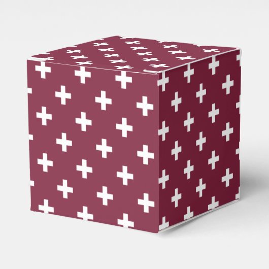 Ballotins Polka blanche croise sur mûrier (Verso)