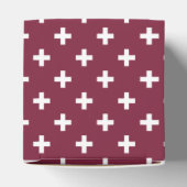 Ballotins Polka blanche croise sur mûrier (Haut)