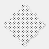 Ballotins Polka Dot Noir Et Blanc Mariage (Déplié)