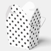 Ballotins Polka Dot Noir Et Blanc Mariage (Ouvert)