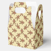 Ballotins Polka Jaune Dot Gingerbread Homme Noël Cookie (Ouvert)