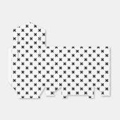 Ballotins Polka noire croise sur blanc (Déplié)