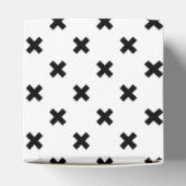 Ballotins Polka noire croise sur blanc (Haut)