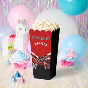 Ballotins Pom-pom girl en rouge, blanc et noir