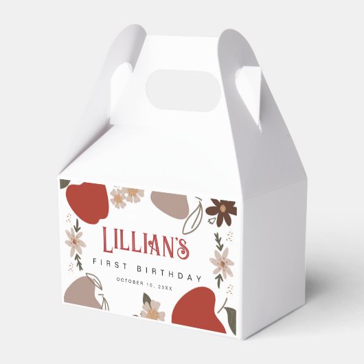 Ballotins Pomme à thème Anniversaire ou Baby shower (Verso)