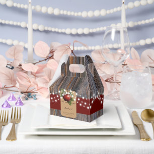 Ballotins Pomme de notre oeil Baby shower d'automne rustique