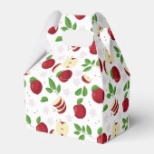 Ballotins Pommes rouges, fleurs et Motif de verdure (Arrière)