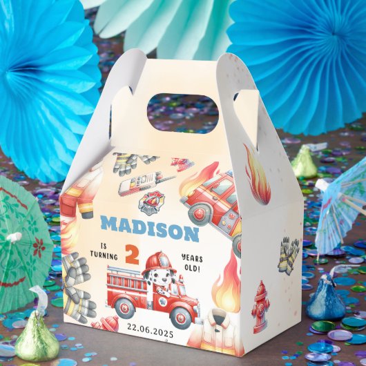 Ballotins Pompier Camion 2 Anniversaire (Fête)