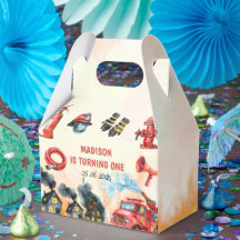 Pompier Camion d'incendie 1er anniversaire