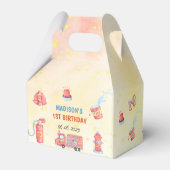 Ballotins Pompier Camion d'incendie 1er anniversaire (Arrière)