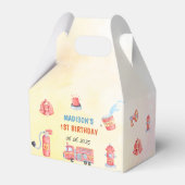 Ballotins Pompier Camion d'incendie 1er anniversaire (Verso)